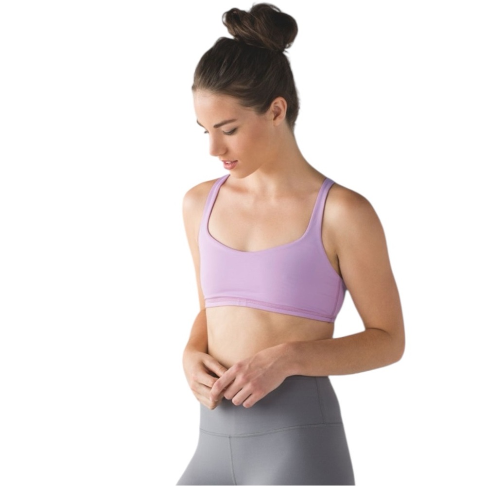 LULULEMON “Free to be” Bra in Rose Blush (First Release) Size 14 — WOW WOW WOW! - Picture 2 of 11
